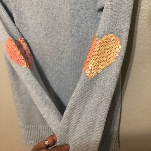 White Label Heart Sequin Sweater - Picture 3 of 6